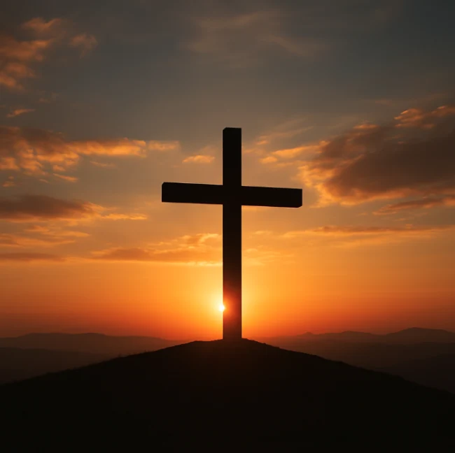 ContactUspage Cross on a hill